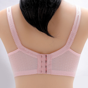 Everyday Wirefree Nursing Bra for Women Solid Embroidered Backless Breathable Cotton Maternity Bras Push-up Feature - Product Image 3