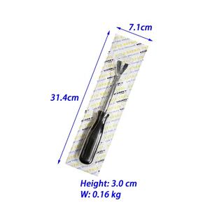 Herramienta de Extracción de Tapicería y Clips para Paneles de Puerta de Coche de Acero al Carbono Tipo V TAIWAN CALIBRE V con Acabado Cromado Arenado - Product Image 6