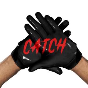 Gants de Football Américain Tendance de Qualité Supérieure pour Récepteurs, Unisexe, Jeunes et Adultes, Logo Personnalisé, Latex Imperméable, Tactiles - Product Image 2