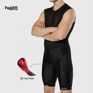 Twillsports Cuissard de cyclisme professionnel personnalisé de haute qualité, confortable, respirant, en Spandex/Coton, écologique, style Bermuda, sans coutures - Product Image 3