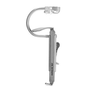 Surgical Oral Retractor Frame Without Blades Stainless Steel Instrument DAVIS Mouth Gag 6 1/4" (15.9 cm) Double <b>Bite</b> Left Side - Product Image 1
