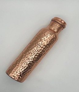 Pure Copper Double Wall Eco-Friendly Water Bottle for Home Office Use Traditional Design Premium Handcrafted Quality Buy Direct - Product Image 4
