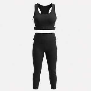 Ensemble de yoga 2 pièces pour femmes, vêtements de sport, tenue de fitness, vêtements de yoga respirants et extensibles, vêtements de sport, ensemble d'entraînement - Product Image 1