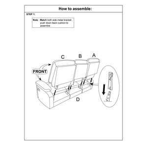 Sofá Reclinable Manual de 3 Plazas en Terciopelo Rosa Pálido de Lujo, con Reposabrazos Acolchados y Mecanismo de Movimiento, Mueble para Sala de Estar con 1 Sofá Individual - Product Image 6
