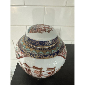 Luxury Antique Brass Decorative Bowl with Lid Handcrafted Metal Ginger Jar & Jewelry Organizer for High End Home Decor Accessory - Product Image 4