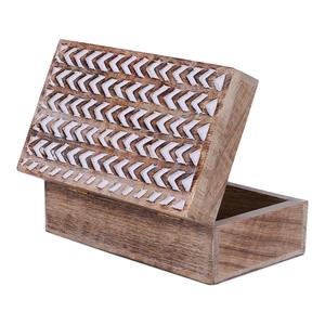 Offre Spéciale Unique Fait À La Main En Bois De Mangue Souvenir Boîte De Rangement Lumière Brûlée En Bois Décoratif Sculpture pour Le Stockage De Bijoux-Bon Prix - Product Image 1