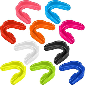 Premium Quality Mouth Guard Shock Absorbing Material Ergonomic Design for Football Rugby <b>Boxing</b> Training Gear - Product Image 2