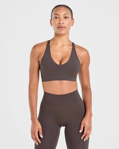 Ensembles 2 pièces pour femmes, personnalisables avec logo OEM, leggings noirs taille haute avec ceinture arrière en V - Product Image 1