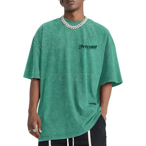 Camiseta Informal Elegante para Hombre con Lavado Ácido, Estilo Urbano Moderno, Tela Suave, Cómoda para el Día a Día, a la Moda - Product Image 3