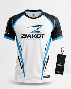 Camiseta Deportiva ZIAKOT de Diseño Nuevo para Hombre, Personalizada, Blanca y Verde con Patrón 3D, para el Día de San Patricio - Product Image 3