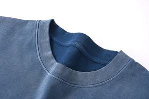 T-shirt pour homme de qualité supérieure, délavé à l'acide, uni, qualité premium, élégant, coupe ample, 100% coton - Product Image 5