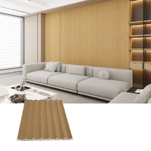 En promotion : Panneau composite bois-plastique écologique rainuré pour revêtement mural WPC pour hôtel - Product Image 3