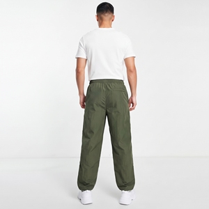 Wholesale Printed Men Wide Leg Windbreaker Pants Elastic Waist <b>Waterproof</b> Hiking <b>Trouser</b> Men Windproof Workout Pants - Product Image 2