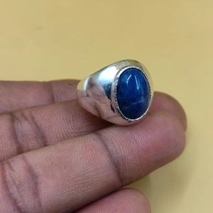 Natural Lapis Lazuli 925 Sterling <b>Silver</b> <b>Men's</b> <b>Ring</b>, Handmade Gemstone Statement <b>Ring</b> <b>for</b> <b>Men</b>, Vintage Jewelry Gift - Product Image 1