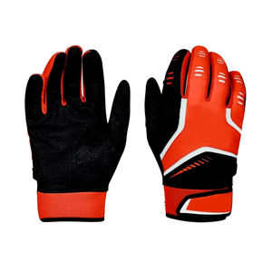Gants de frappe de baseball professionnels pour adultes, en cuir véritable, légers, respirants, durables, avec logo personnalisé, ambidextres - Product Image 2