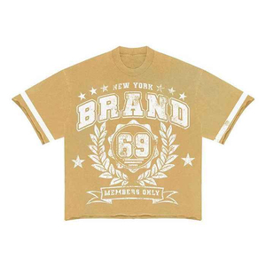 Ensemble short et t-shirt en coton épais pour homme, 2 pièces, tenue d'été confortable, style streetwear délavé, ensembles courts tendance - Product Image 3