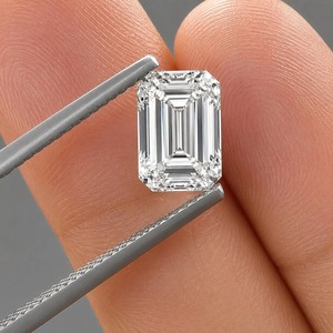 เพชร CVD 3.5 กะรัต เอเมอรัลด์ E IF IGI รับรองจากห้องปฏิบัติการ คุณภาพ 3EX ตัดเยี่ยม ผู้จัดจำหน่ายขายส่งสำหรับผู้ซื้อเพชรระดับนานาชาติ - Product Image 4