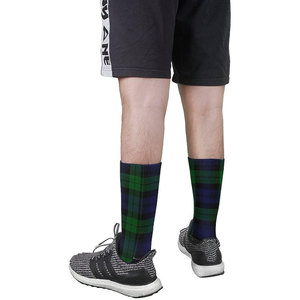 Chaussettes d'hiver pour hommes Highland Outfit Black Watch Tartan, chaudes, montantes, pour temps froid, activités extérieures, meilleures ventes 2026 - Product Image 3