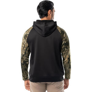 Sudadera con Capucha de Expresión Artística, Diseño de Camuflaje Abstracto, Tejido de Mezcla de Algodón y Poliéster, con Capucha Geométrica Única - Product Image 3