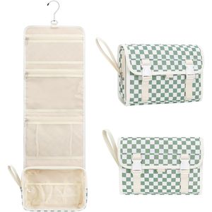 Borsa da Toilette da Viaggio per Donne Relavel, Grande Capacità, Rotazione a 360 Gradi, Gancio Appendibile, Borsa Portatile per Articoli da Toilette - Product Image 1