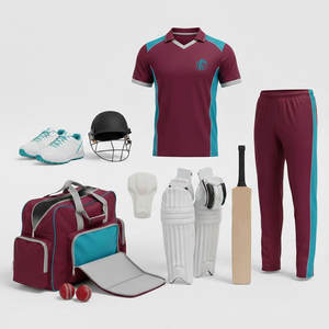 Conjuntos de Equipación de Cricket Deportiva Ligera de Diseño Personalizado, Nueva, de Alta Calidad y Precio Económico, en Oferta - Product Image 1