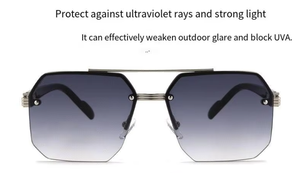 Hot Selling Custom <b>Square</b> <b>Sunglasses</b> for Unisex UV400 Protection Fashion Design - Product Image 3
