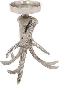 Estatuilla de Animal de Anime con acabado plateado, vajilla de resina de estilo religioso duradero, Metal hecho a mano de aluminio fundido pulido - Product Image 3