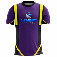 Vente en gros de maillots de football personnalisés de style nouveau, 100% polyester, manches courtes, couleurs personnalisables, service OEM