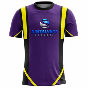 Vente en gros de maillots de football personnalisés de style nouveau, 100% polyester, manches courtes, couleurs personnalisables, service OEM - Product Image 4
