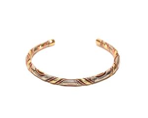 Pulsera trenzada hecha a mano, joyería artesanal que mejora la energía, brazalete energético hecho a mano - Product Image 3