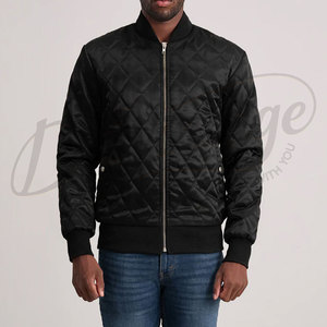 Chaqueta Bomber Acolchada Black Diamond para Hombre, Corte Ajustado, con Cierre, Ligera, Cálida, Informal, Deportiva - Product Image 1