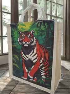 Bolsa de Lona de Algodón Estampada - Duradera y Ligera de un Solo Nivel para Armario de Dormitorio y Uso en Exteriores - Product Image 3