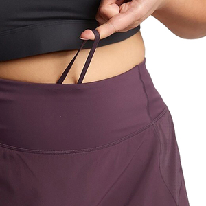 กางเกงขาสั้นออกกำลังกายเอวสูงแบบแห้งเร็ว ระบายอากาศได้ดี เป็นมิตรกับสิ่งแวดล้อม สำหรับผู้หญิง ไซส์พลัส  ออกแบบตามสั่ง บริการ OEM - Product Image 6