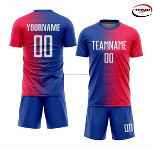 ชุดเสื้อฟุตบอลชายและหญิงชุดเครื่องแบบทีมใหม่ชุดฟุตบอลไทยสำหรับผู้ใหญ่2024ออกแบบได้ตามที่ต้องการ - Product Image 2