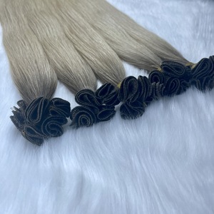 วิกผมแท้แบบเรมี่สองชั้นสำหรับต่อผมมนุษย์แบบผูกด้วยมือธรรมชาติไม่พันกัน - Product Image 5