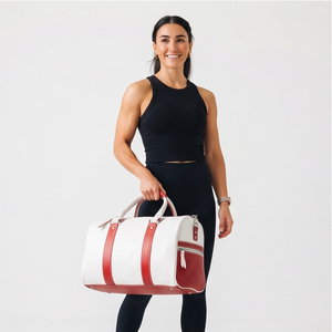 Shoe Compartment Sports Bags Water Resistant Fitness Bags Foldable Sportswear Duffel Leather Bags Unisex - Product Image 2