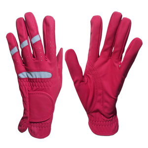 Gants de golf de haute qualité avec logo personnalisé pour hommes et femmes Cabretta multicolore cuir de mouton Spandex respirant main gauche/droite sport - Product Image 1