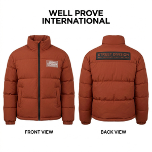 Chaqueta Acolchada de Poliéster/Nailon 300T, 180 GSM, Cálida, Transpirable, de Secado Rápido, para Invierno - Product Image 2
