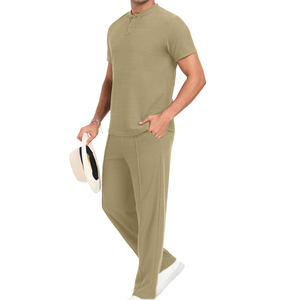 Latest Style Comfortable Fabric Men Summer Tracksuits For Sale Custom Made Soft Fabric Made Men Summer Tracksuit Set - Product Image 4
