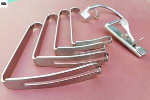 BTECH ENTERPRISES Davis Boyle Ensemble d'ouvre-bouche avec 4 lames de tailles 2,5'', 3'', 4'', 4,5'' pour chirurgie ORL, en acier allemand, certifié CE - Product Image 2