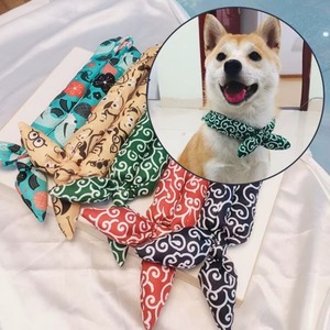 1 unidad de corbata tipo collar para perro, estilo lindo, pañuelo para mascotas, tamaño ajustable, corbata de lazo para perro y gato, accesorios de aseo para mascotas, artículo de aseo para perros - Product Image 1