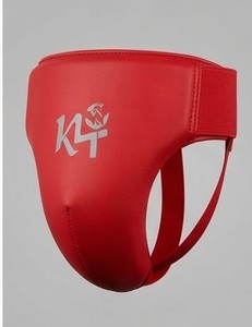 Ceinture de soutien inguinal en néoprène rouge pour homme KLTW, protection profilée respirante avec logo thermocollé, pour la boxe, l'haltérophilie et les sports. - Product Image 6