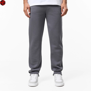 Pantalones Deportivos Grises para Hombre, Pantalones Casuales de Pierna Recta para Uso Diario, Ropa Masculina, Pantalones Deportivos para Gimnasio - Product Image 1