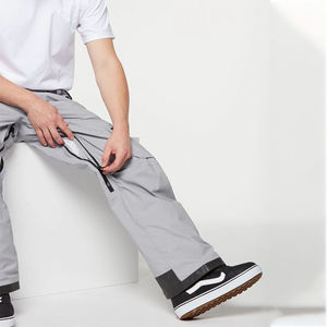 Pantalones de Esquí Unisex para Adultos, Color Marrón, con Cierre en la Parte Inferior de la Pierna, Bolsillos, Talla Grande, Impermeables y Transpirables, Servicio OEM - Product Image 4