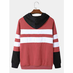 Unisex heavyweight cotton hoodie Fleece pullover hoodies <b>Thick</b> oversized hoodies Embellished custom logo 3 tone designed - Product Image 2