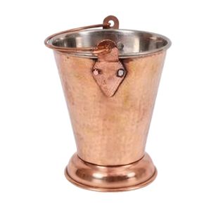 High Quality Copper Steel Colander Strainer with Long Handle Metal Kitchen Tool For <b>Draining</b> Stylish Kitchenware Accent - Product Image 6