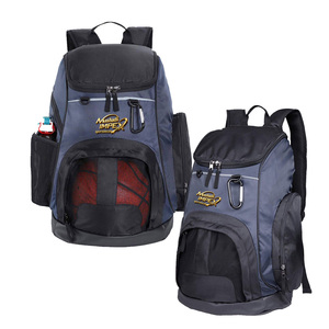 Sac à dos de sport en nylon Mashadi IMPEX 30L grande capacité, sac de sport et de basketball avec poche en filet et fermeture éclair, unisexe, décontracté - Product Image 3