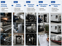 Groupes électrogènes diesel silencieux à inverseur permanent 15KVA 18KVA 20KVA 25KVA 30KVA 110/380V, Station d'alimentation extérieure