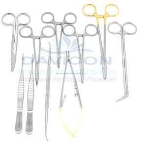 Juego de Instrumentos de Cirugía Vascular, Herramientas Quirúrgicas de Acero Inoxidable para Cirugía de Arterias y Venas, Kit de Instrumentos Vasculares - Product Image 3