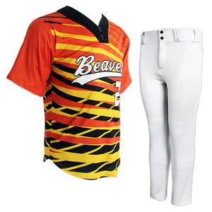 Wholesale Best Selling Unisex Baseball Uniform Customized Logo Team Name 100% Polyester Cotton Short Sleeve Moisture-Wicking - Product Image 3